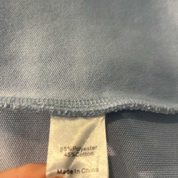 Tuckernut Francoise 60s mod mini shift dress light blue ponte stretch knit - Picture 10 of 12